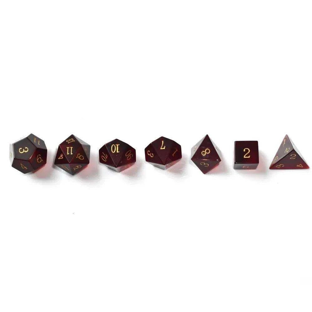 Pure Red Crystal Dice Set - RULE DICE