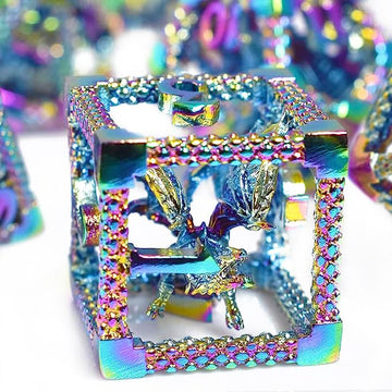 Colorful Hollow Dragon Dice