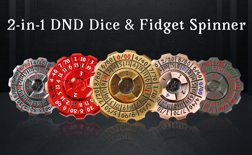 Master the Spin: A Complete Guide to Using 2-in-1 DND Dice & Fidget Spinner