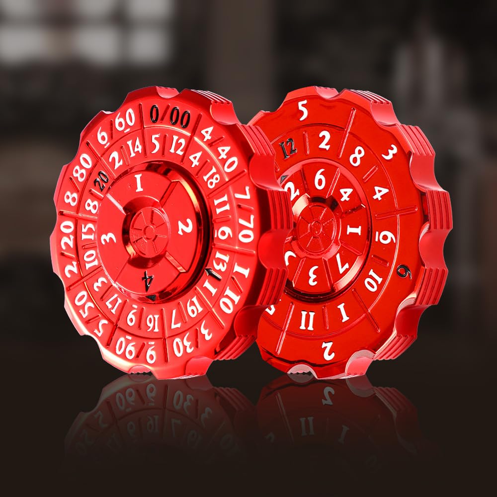 Red 2-in-1 DND Dice & Fidget Spinner