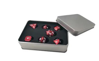  RULE DICE -  Dice Box & Tray Rectangular Metal Dice Box