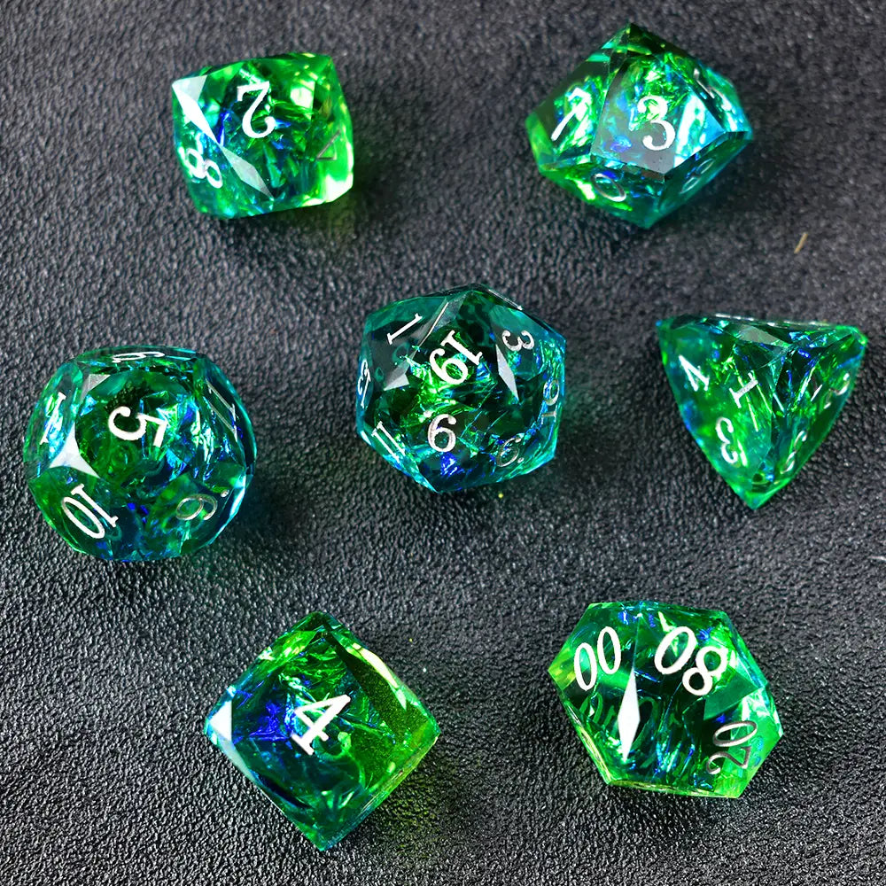 Aetherial Prism Resin Dice Set