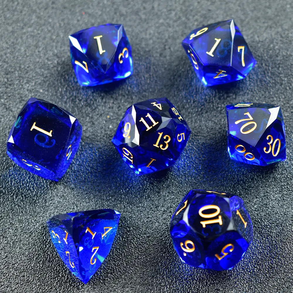 Aetherial Prism Resin Dice Set