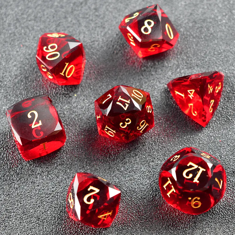 Aetherial Prism Resin Dice Set