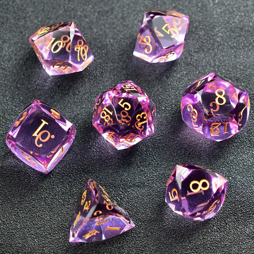 Aetherial Prism Resin Dice Set