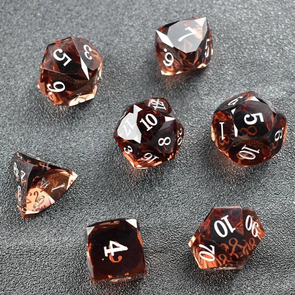 Aetherial Prism Resin Dice Set