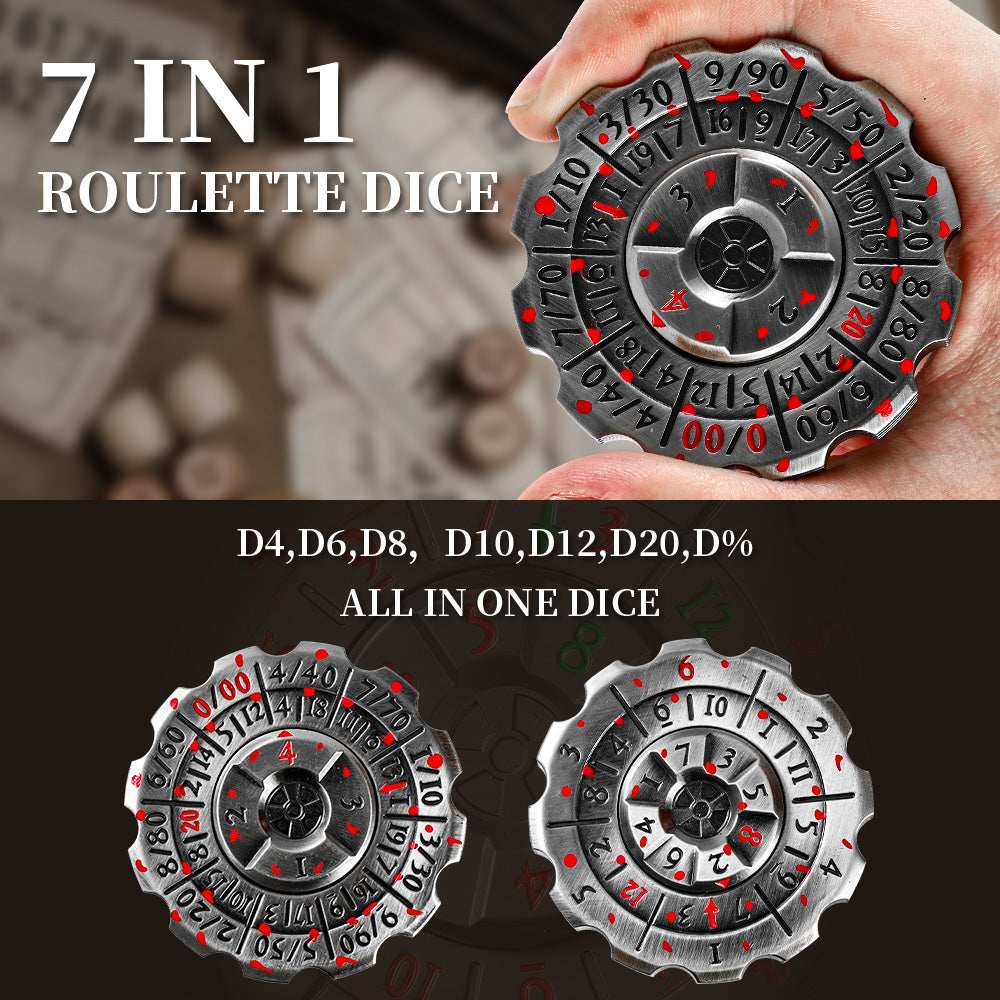 2-in-1 DND Dice & Fidget Spinner - RULE DICE
