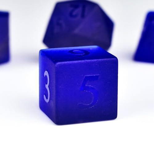  RULE DICE -  Gemstone dice Blue Gemstone Dice