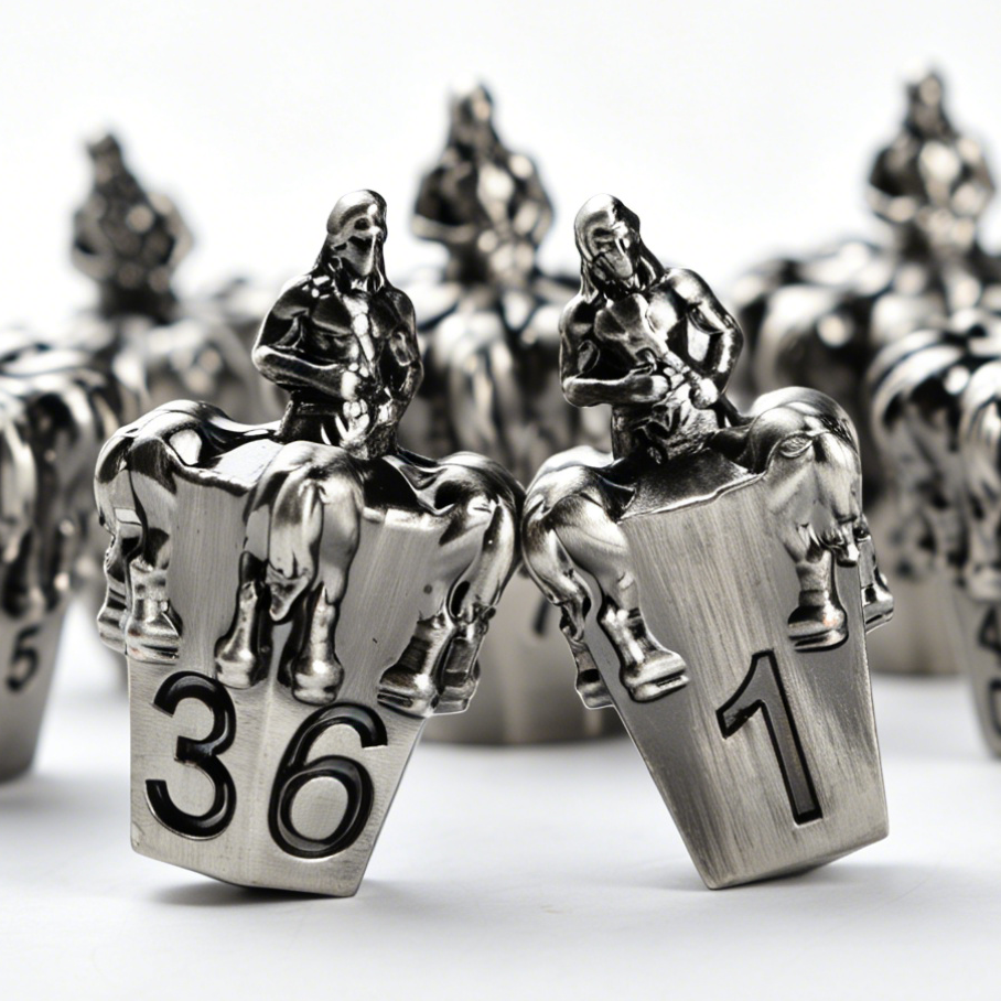 Antique Niobium Black Centaur Set
