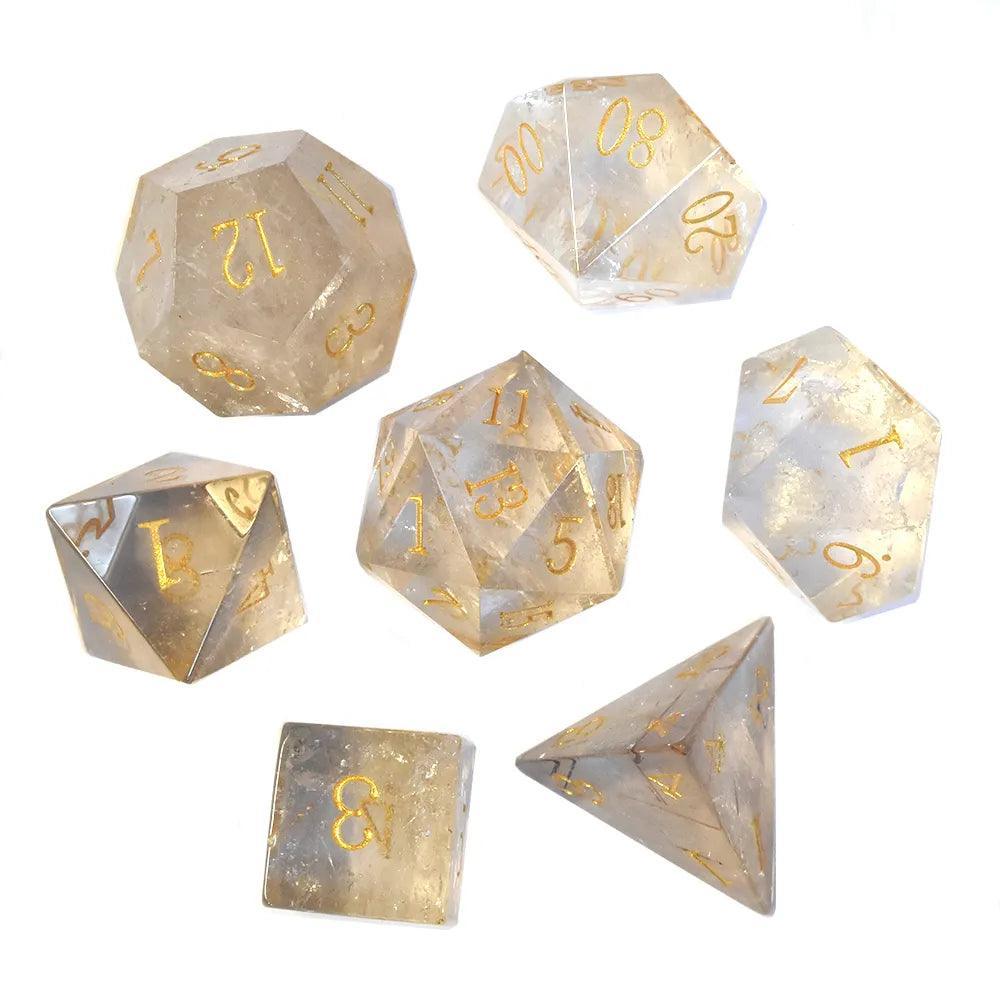  RULE DICE -  Gemstone dice Tea Crystal Dice