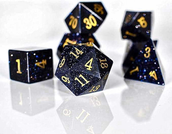  RULE DICE -  Gemstone dice Blue Sandstone Dice