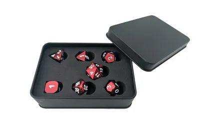 Rectangular Metal Dice Box - RULE DICE