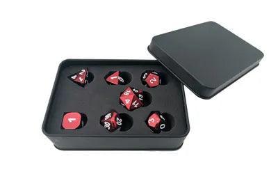  RULE DICE -  Dice Box & Tray Rectangular Metal Dice Box