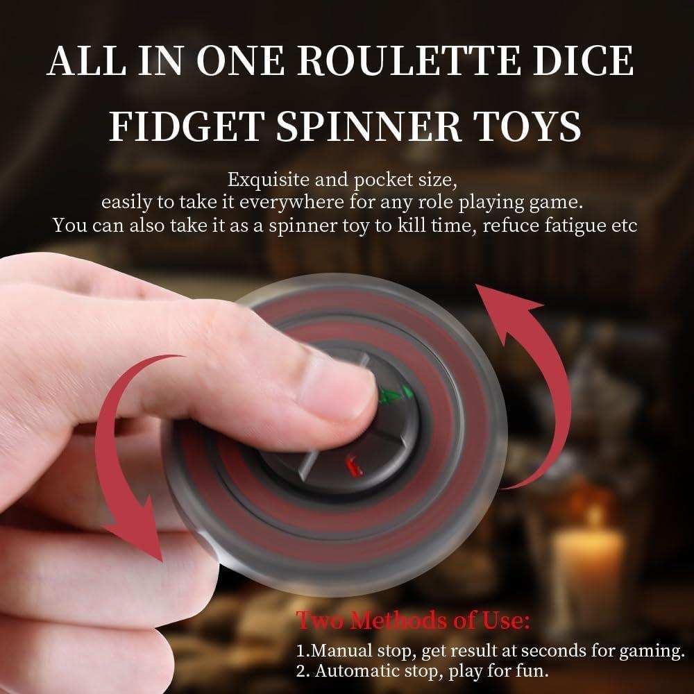 Blood Strain 2-in-1 DND Dice & Fidget Spinner - RULE DICE