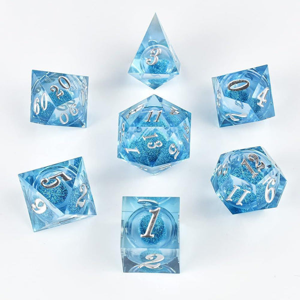  RULE DICE -  Resin dice Butterfly Liquid Core Resin Dice