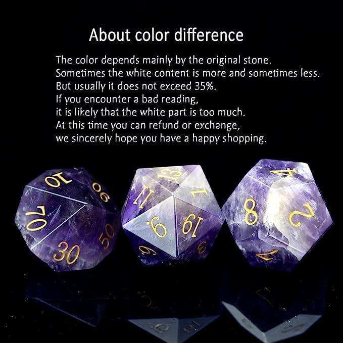 Amethyst Dice Set - RULE DICE
