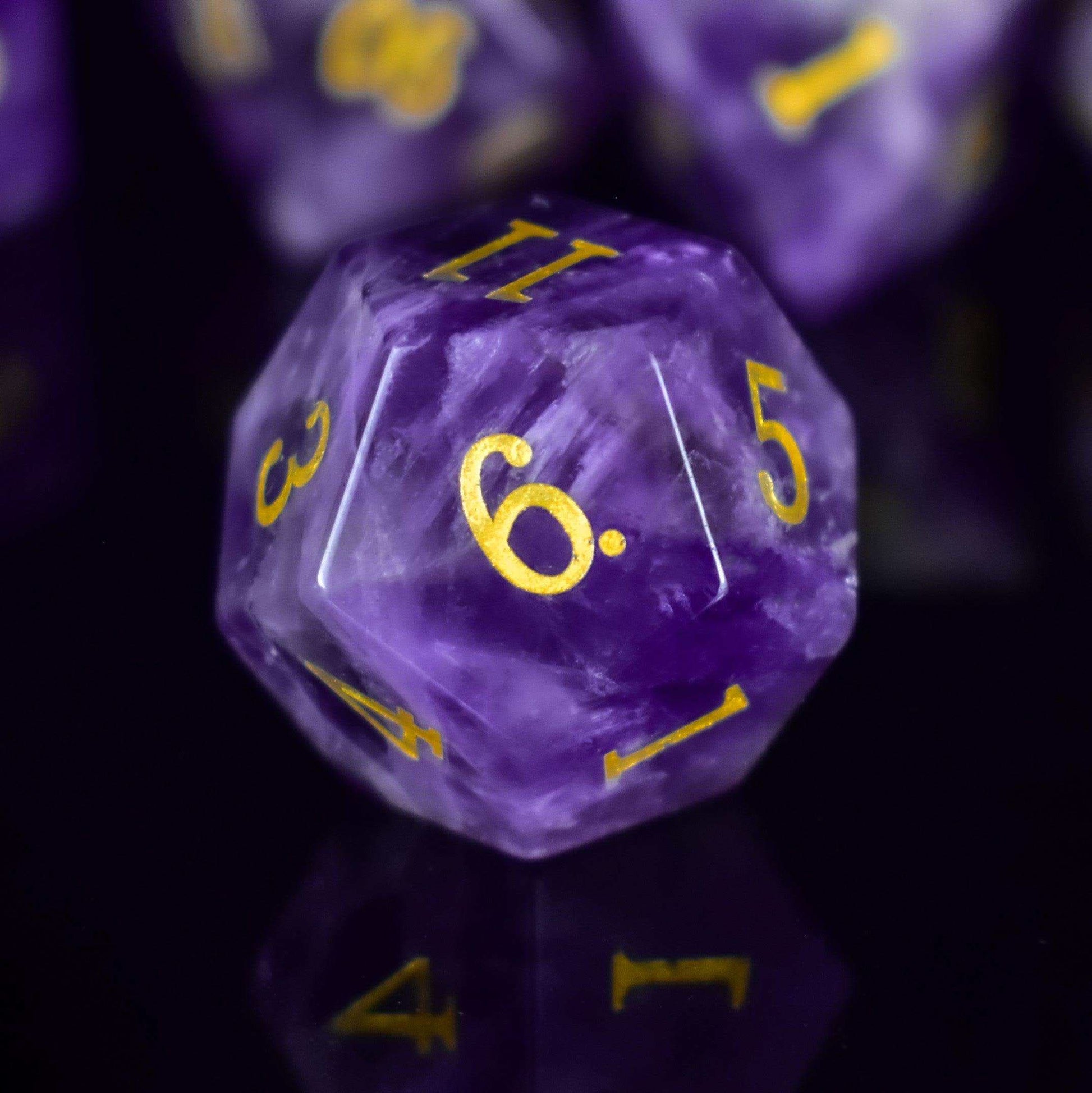Amethyst Dice Set - RULE DICE