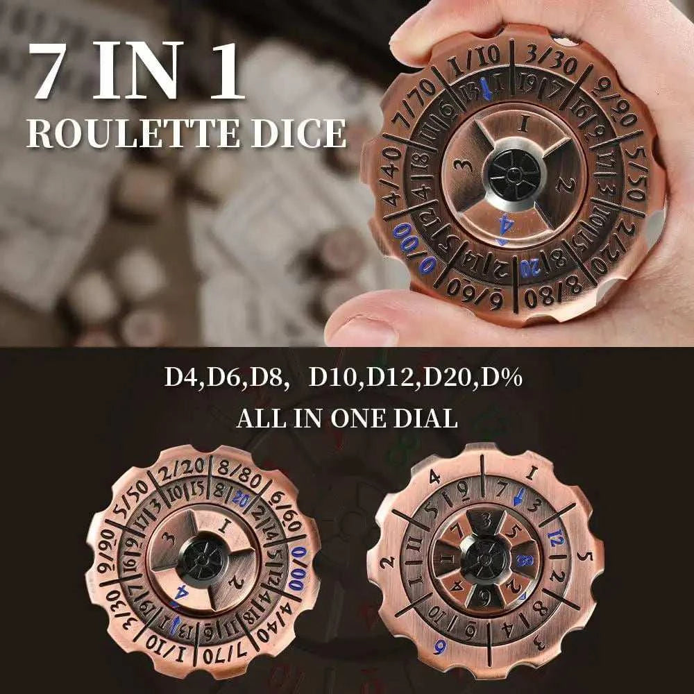 2-in-1 DND Dice & Fidget Spinner - RULE DICE