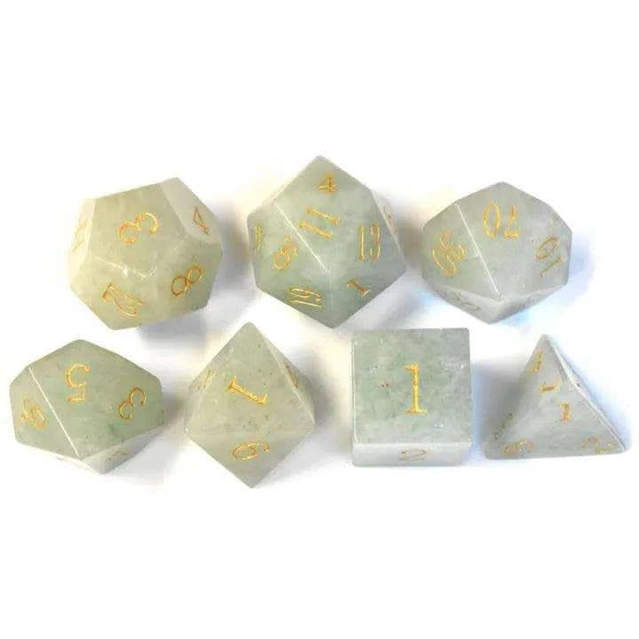 Aventurine Gemstone Dice Set - RULE DICE