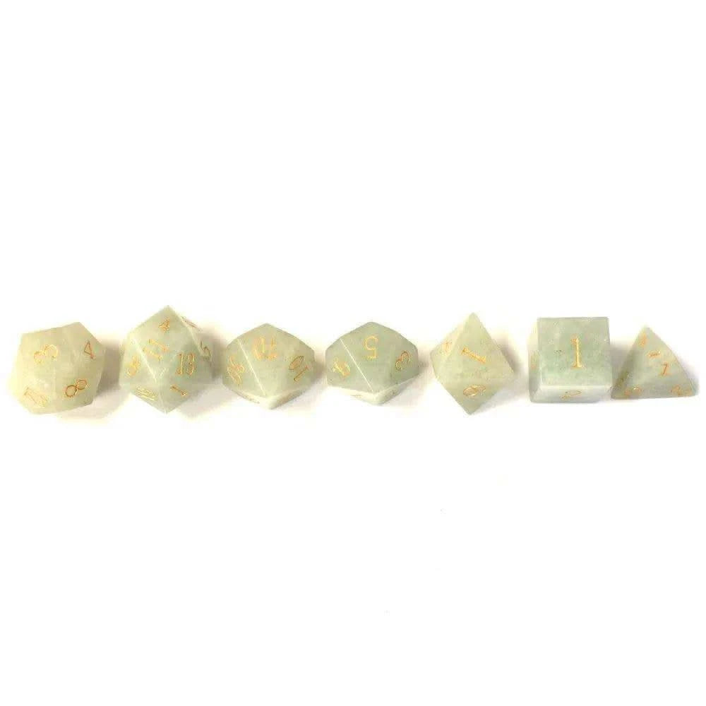 Aventurine Gemstone Dice Set - RULE DICE