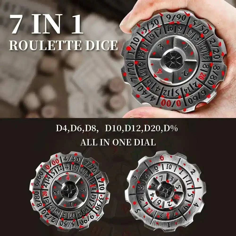 2-in-1 DND Dice & Fidget Spinner - RULE DICE
