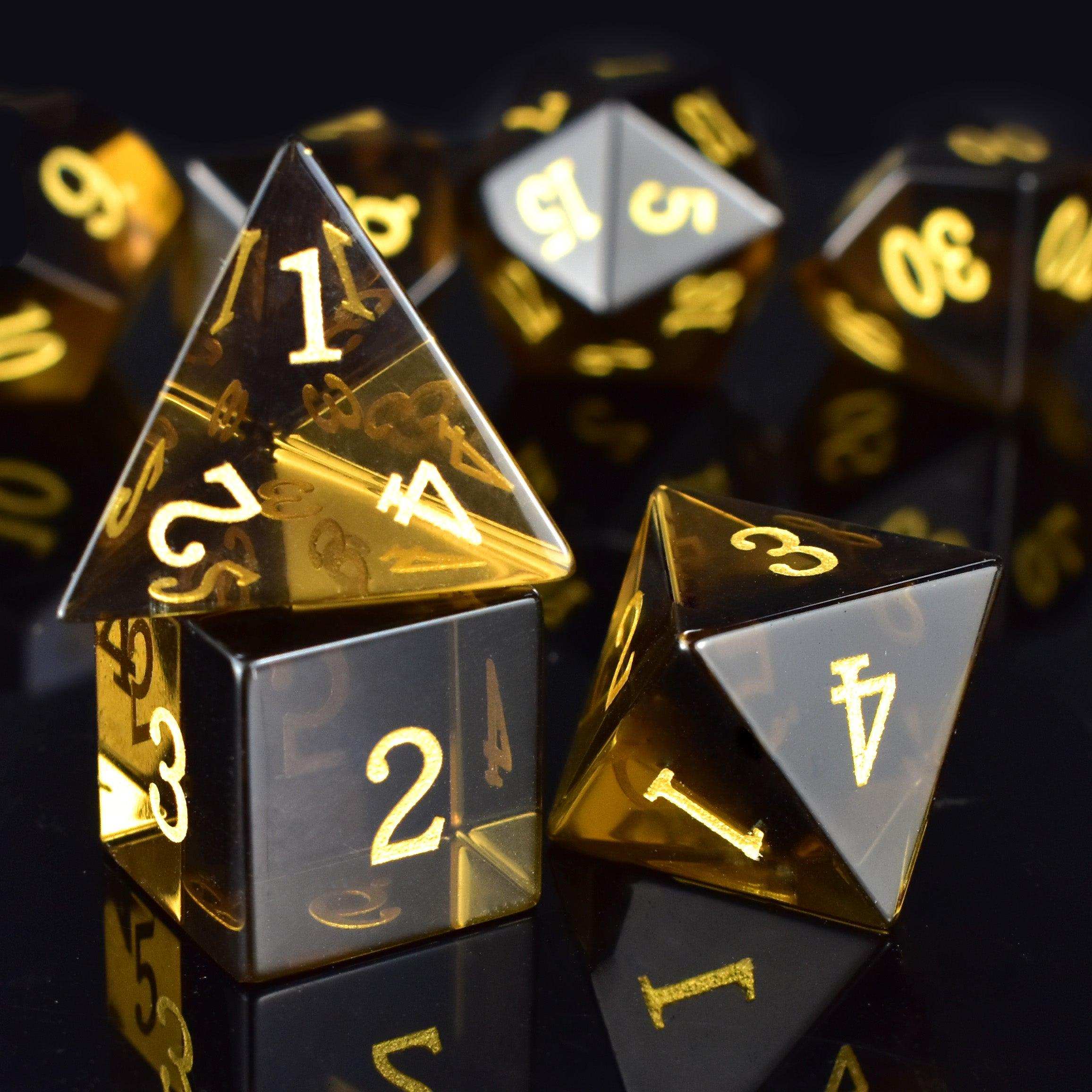 Black Tea Crystal Dice - RULE DICE