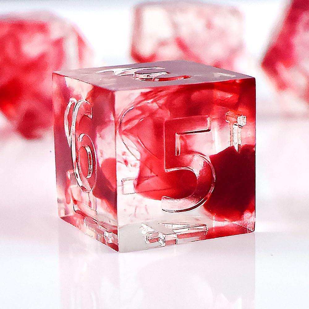 Blood Resin Dice Set - RULE DICE