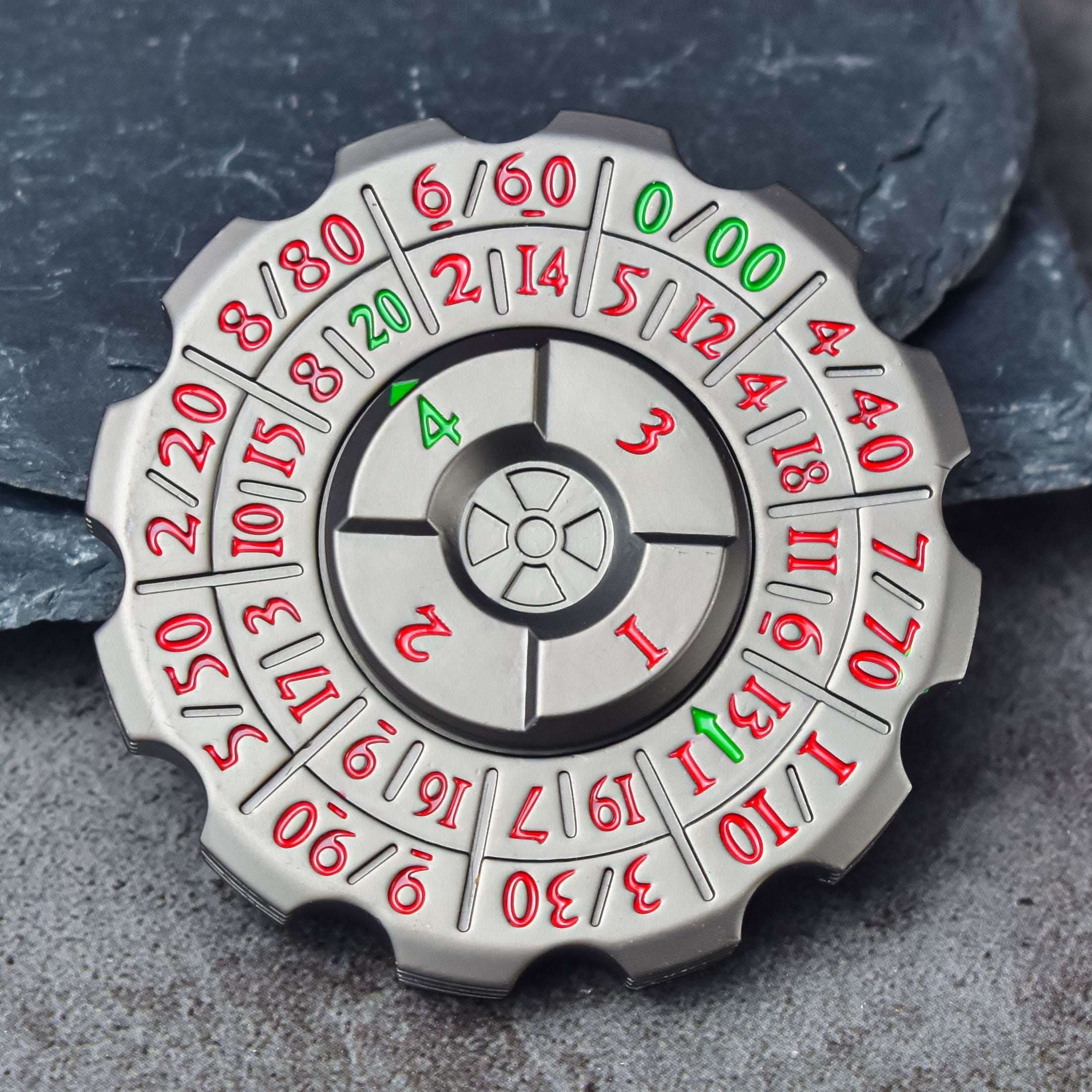 Blood Strain 2-in-1 DND Dice & Fidget Spinner Set - RULE DICE