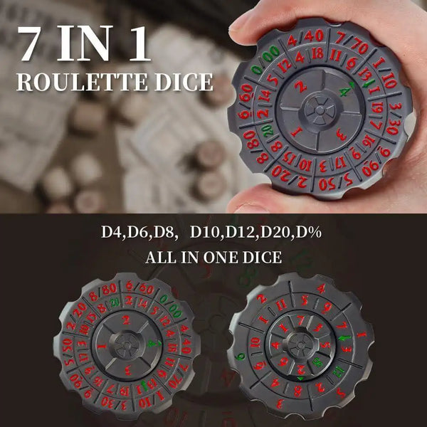 Blood Strain 2-in-1 DND Dice & Fidget Spinner