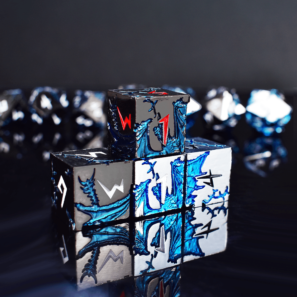 Blue Dragon Dice Set - RULE DICE