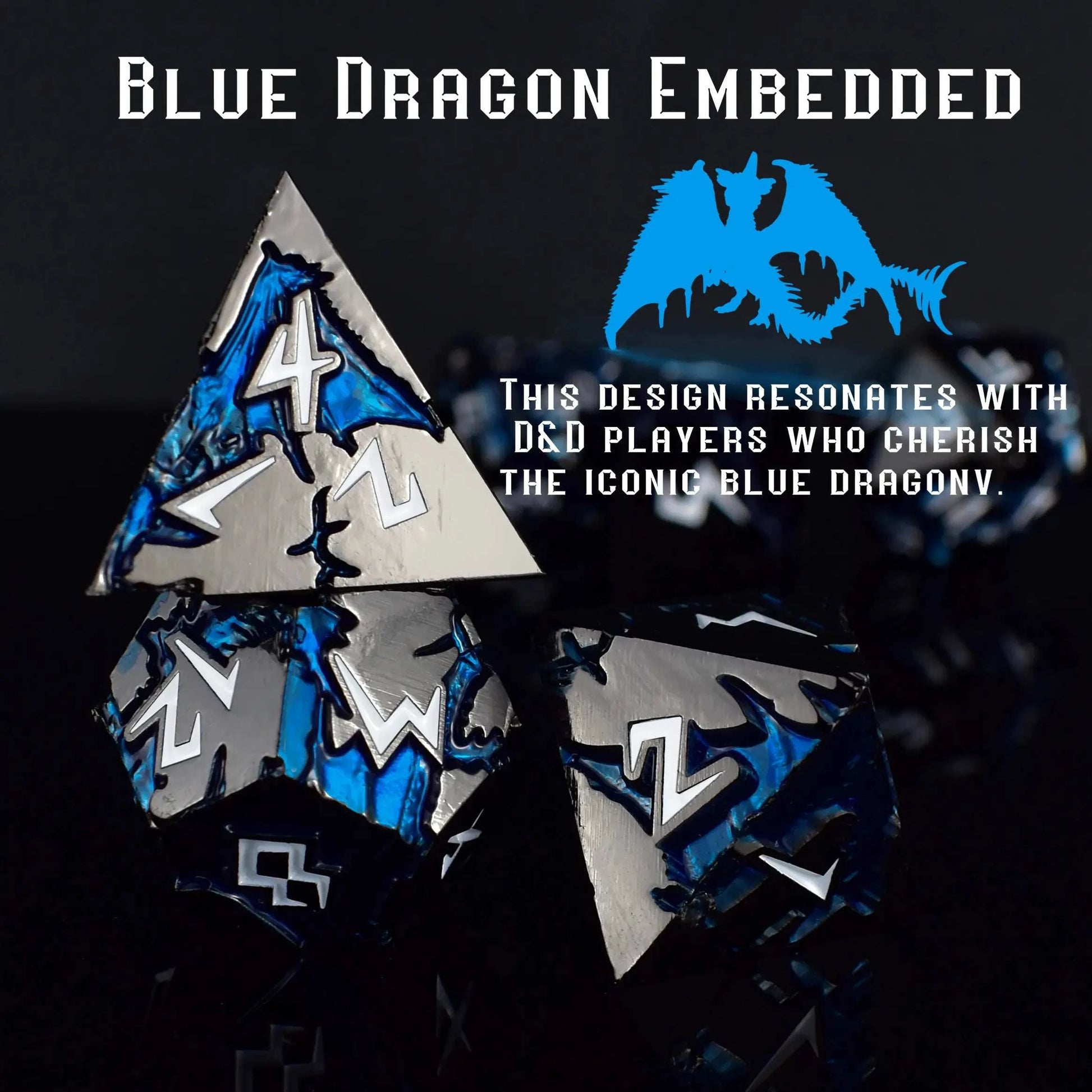 Blue Dragon Dice Set - RULE DICE