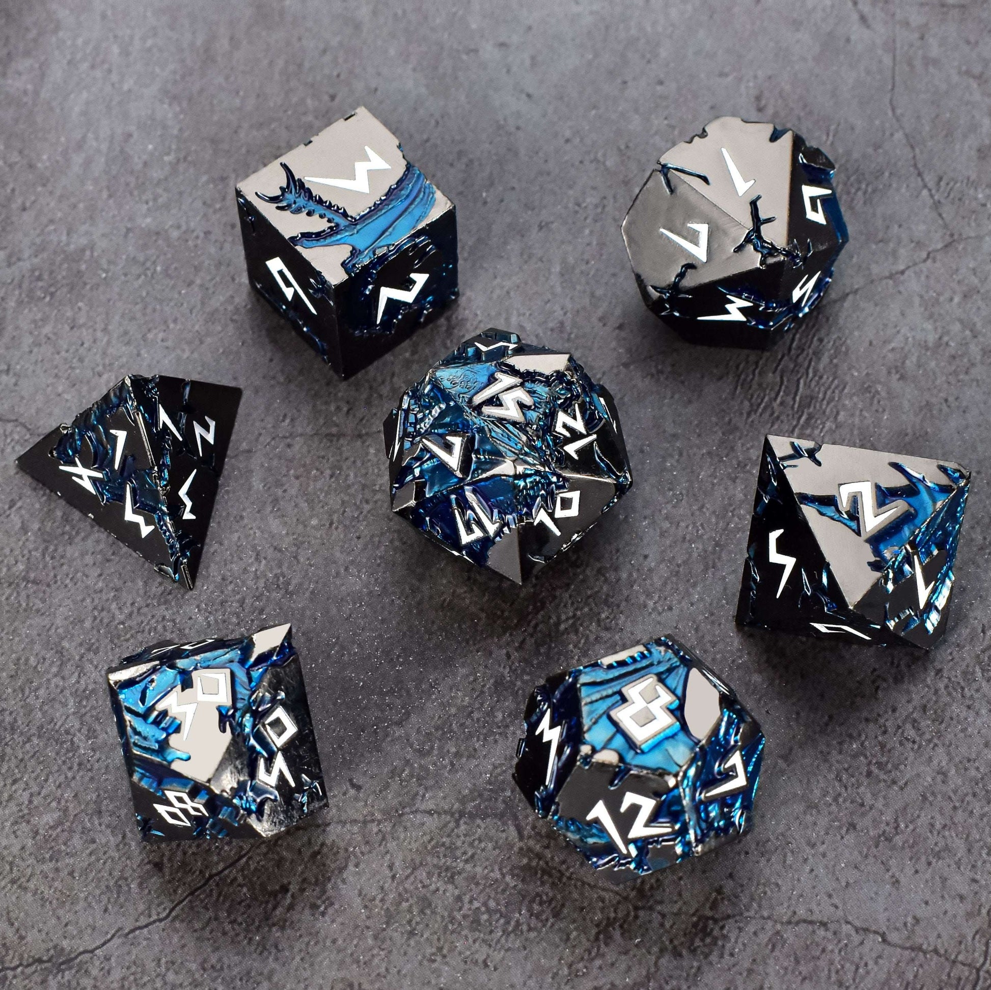 Blue Dragon Dice Set - RULE DICE