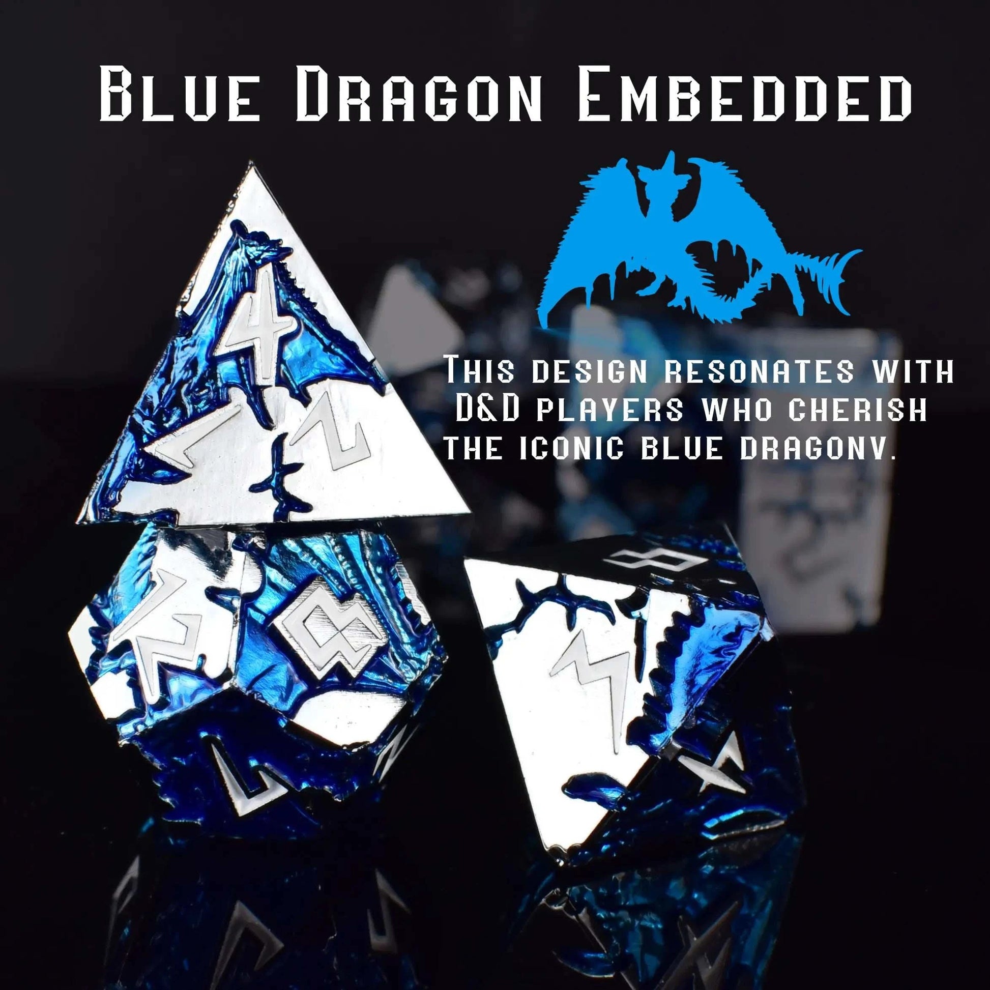 Blue Dragon Dice Set - RULE DICE