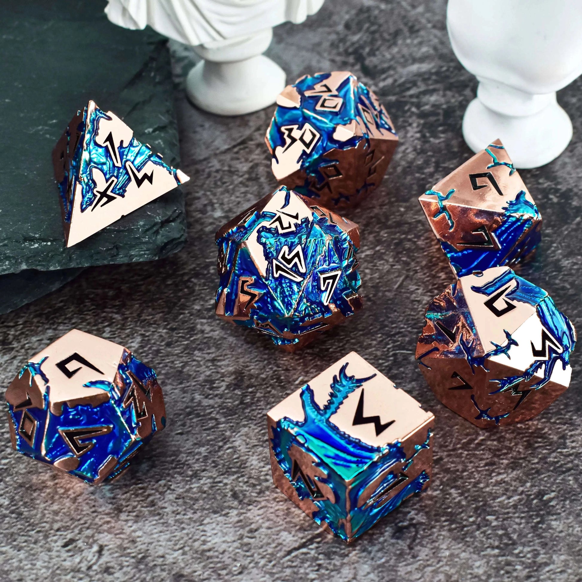 Blue Dragon Dice Set - RULE DICE