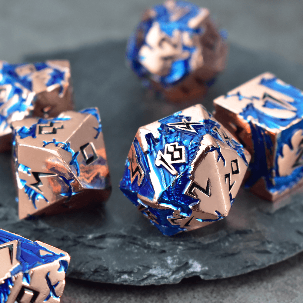 Blue Dragon Dice Set - RULE DICE