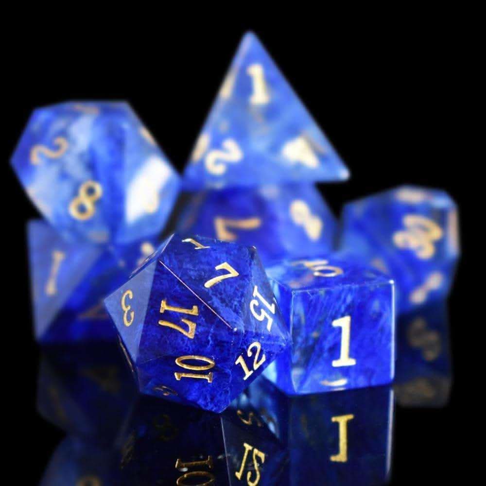 Blue Phantom Ember Dice Set - RULE DICE