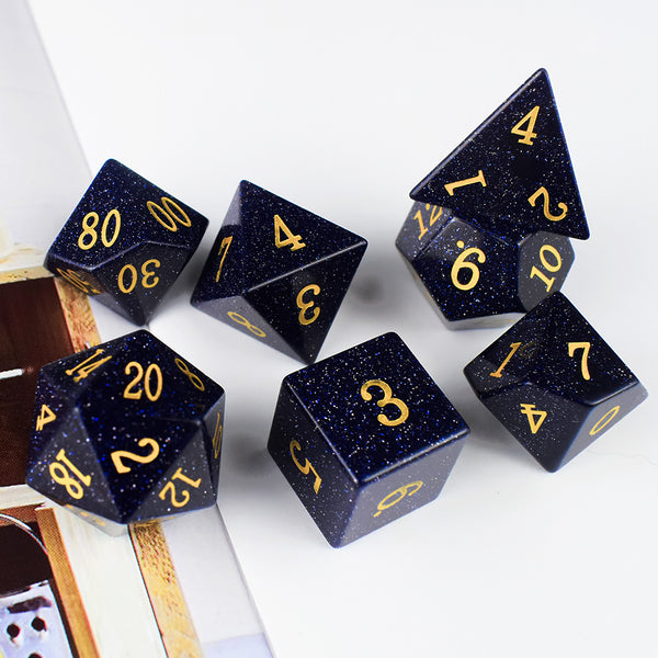 Blue Sandstone Dice