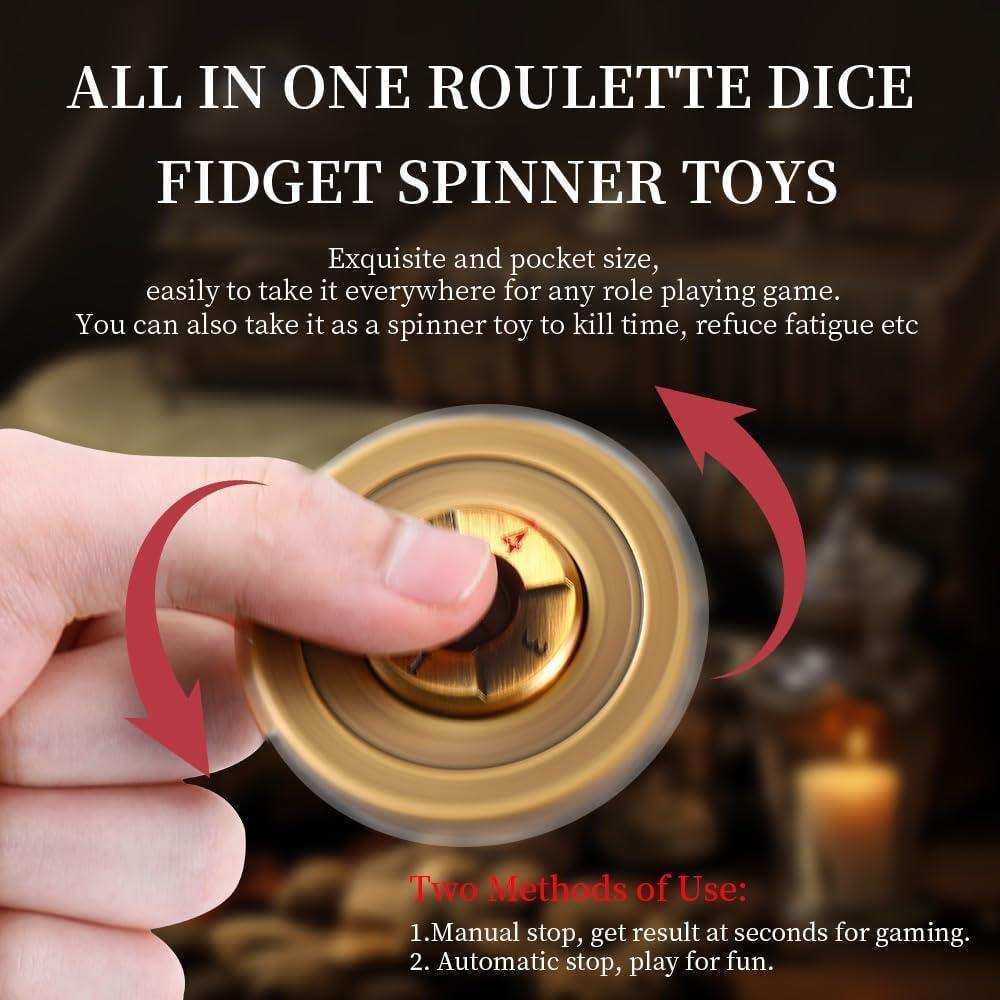 2-in-1 DND Dice & Fidget Spinner - RULE DICE