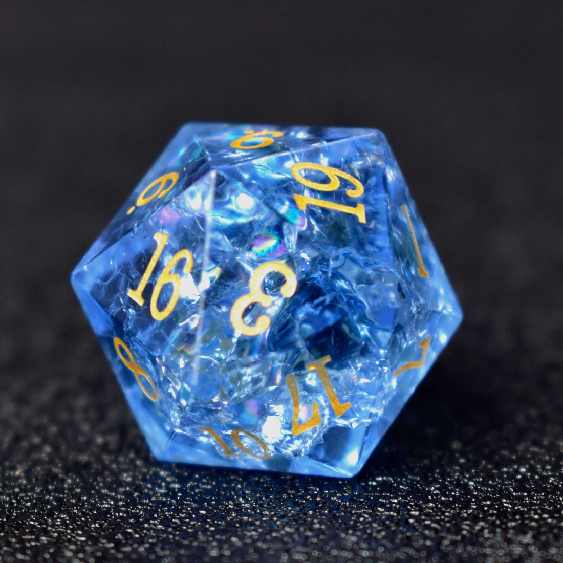 Crystal Stormburst Dice Set - RULE DICE