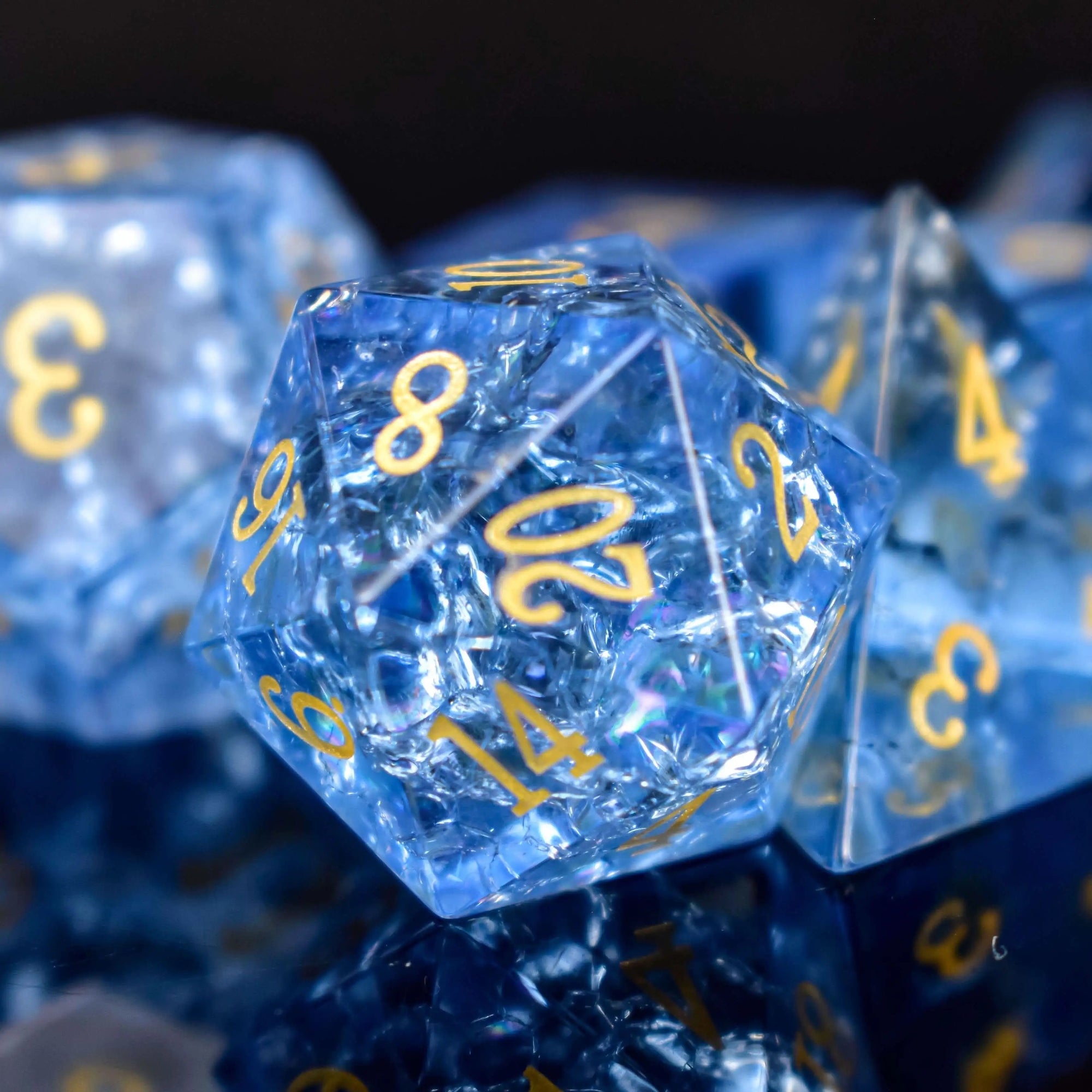 Crystal Stormburst Dice Set - RULE DICE
