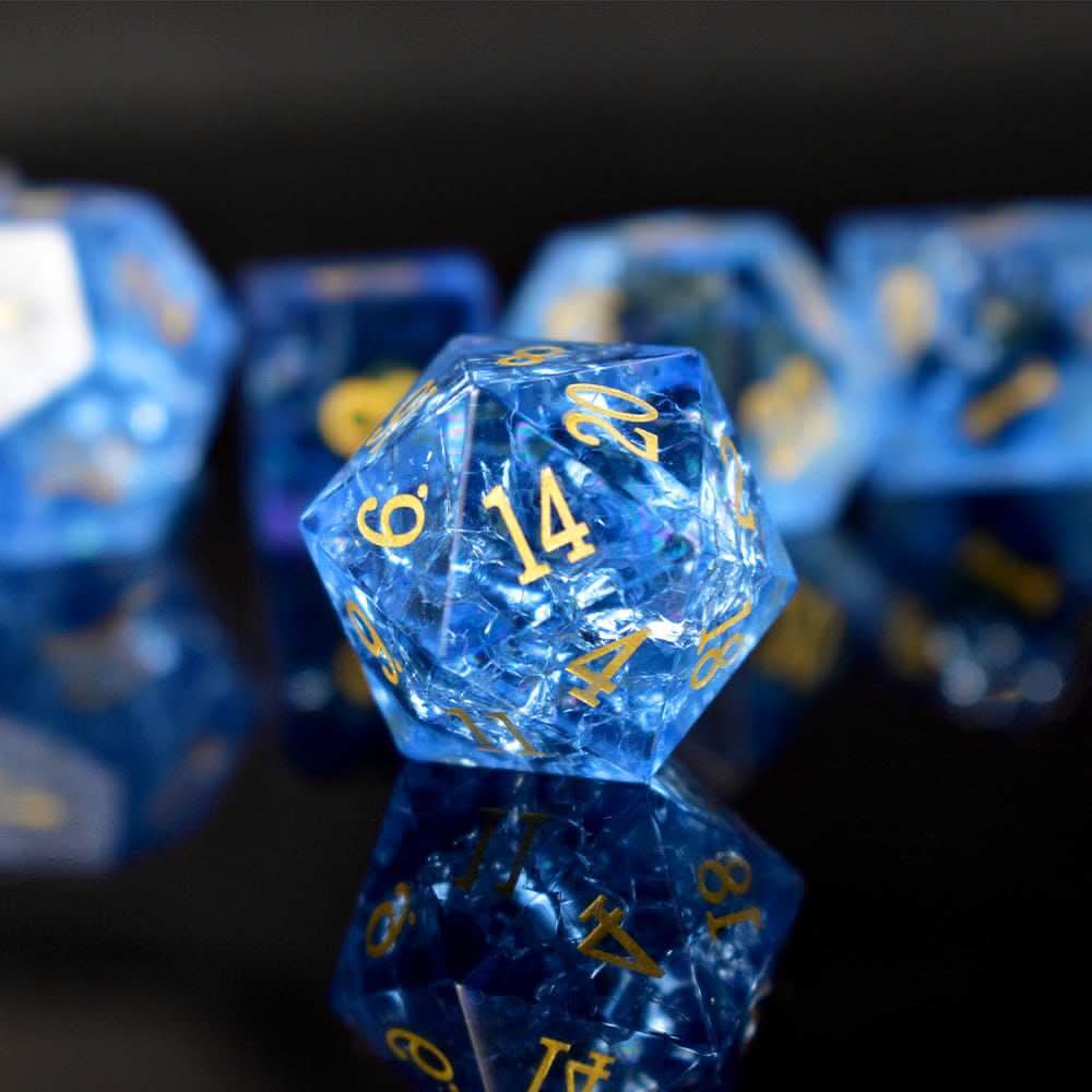 Crystal Stormburst Dice Set - RULE DICE
