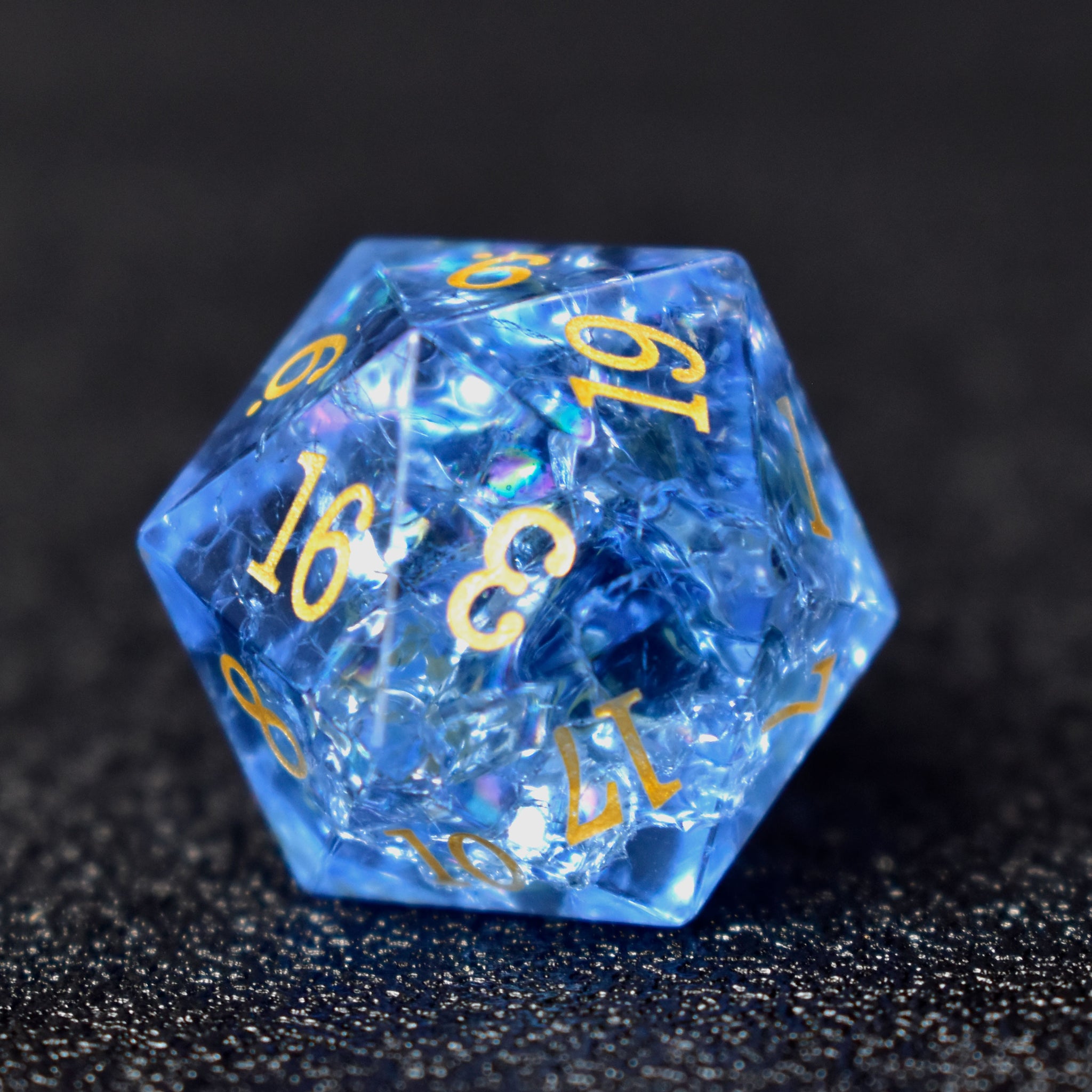  RULE DICE -  Gemstone dice Crystal Stormburst Dice