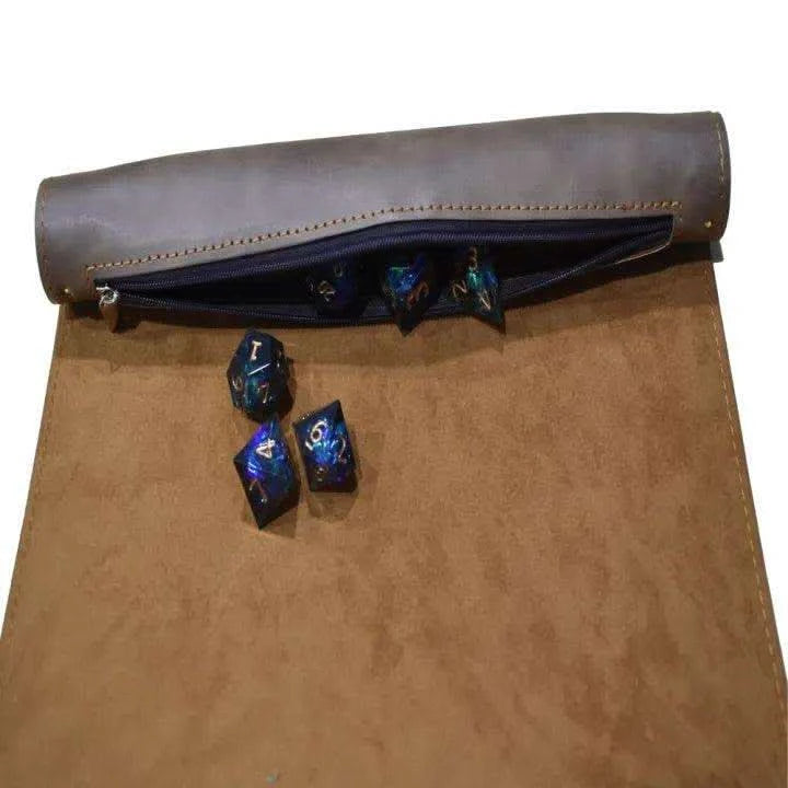 Grey 2-in-1 Reel Dice Scroll & Dice Tray - RULE DICE
