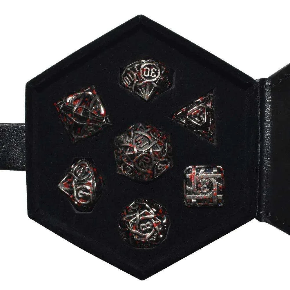 Hexagon Leather Dice Box - RULE DICE