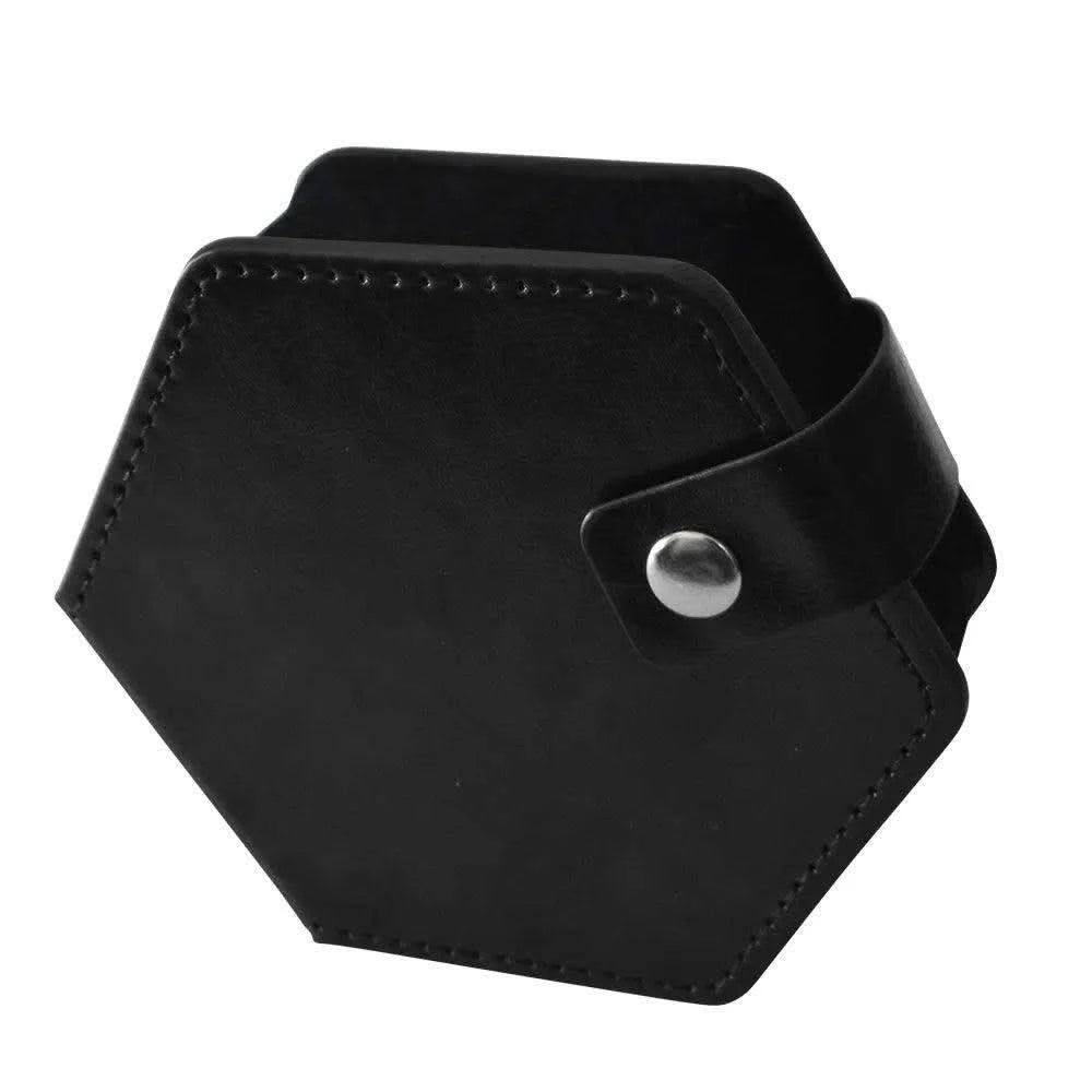 Hexagon Leather Dice Box - RULE DICE