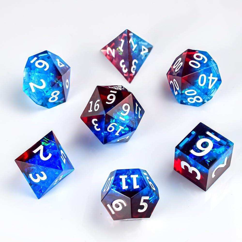 Ice & Fire Resin Dice Set - RULE DICE