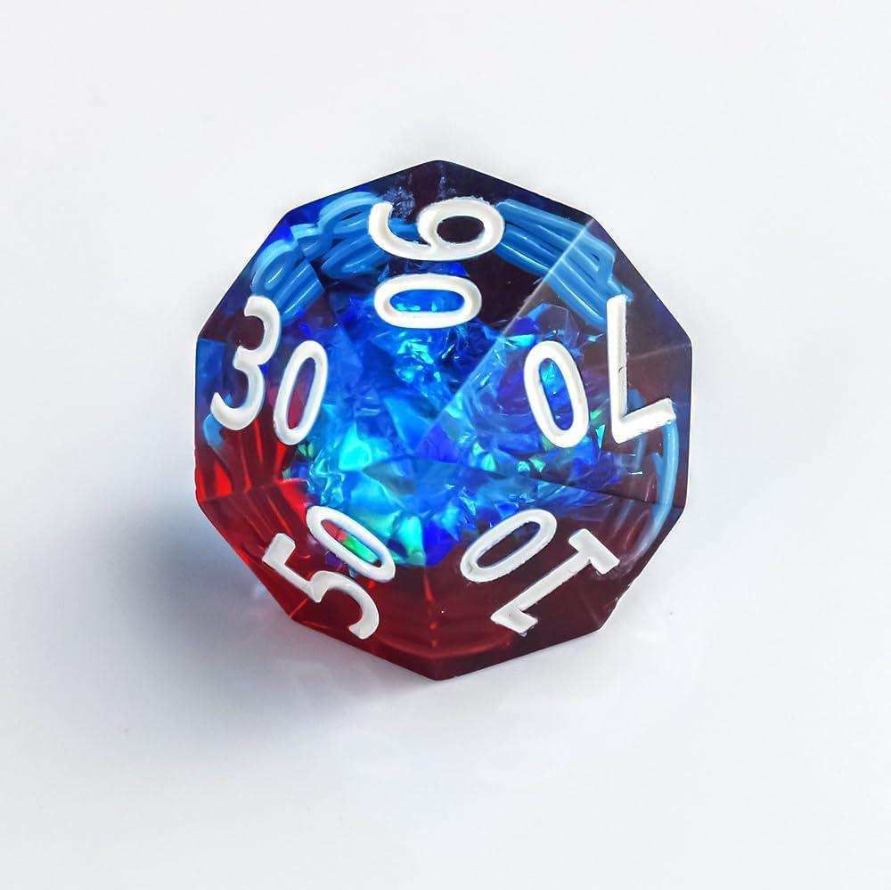 Ice & Fire Resin Dice Set - RULE DICE
