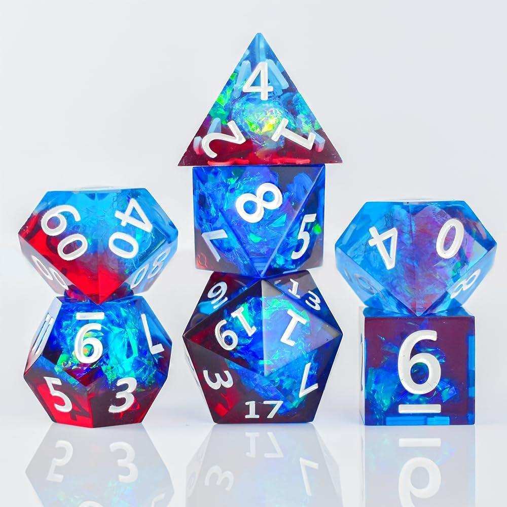 Ice & Fire Resin Dice Set - RULE DICE