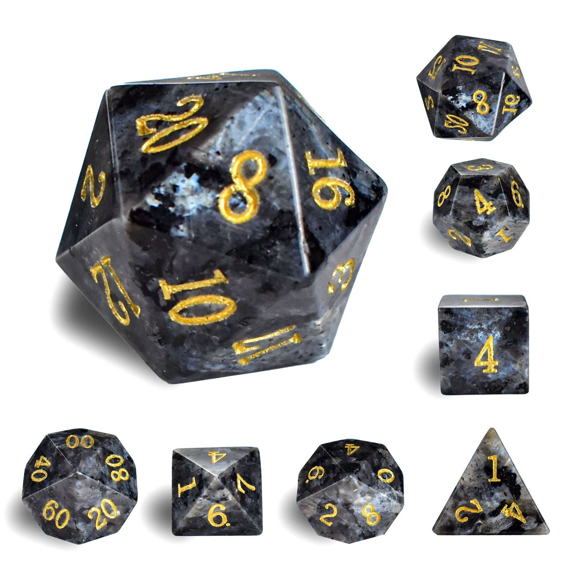 Labradorite Dice Set - RULE DICE