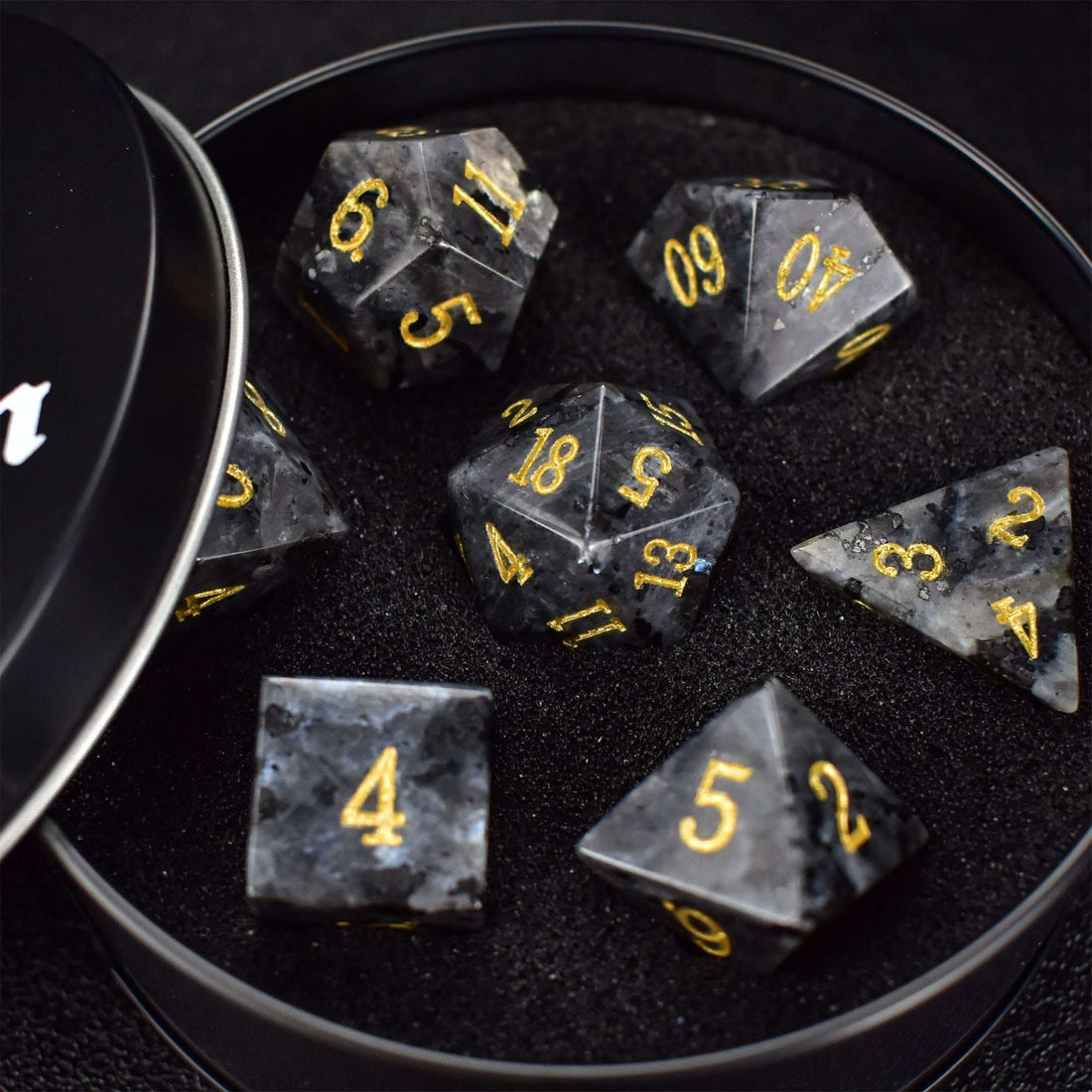 Labradorite Dice Set - RULE DICE